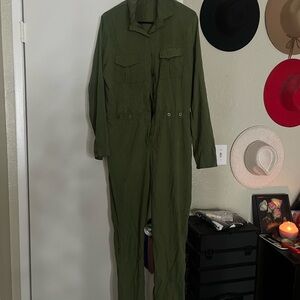 Olive Green Jumpsuit